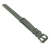 NT.1.pv.mb Leather NATO Strap w Black Pre V Buckle in black