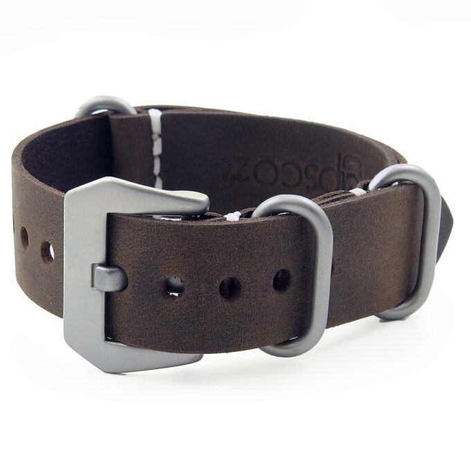 NT.a.2 5 Ring Nylon NATO Strap in Brown
