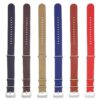 all color DASSARI Concrete dn4 Textured Italian Leather NATO Strap