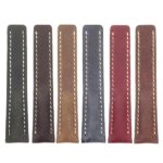 all color DASSARI Venture brc1 Distressed Italian Leather Watch Strap for BREITLING