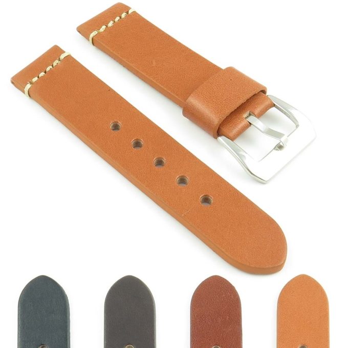 392.3 Thick Leather Strap with Large Keeper in Tan