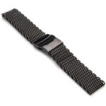 m1.rg Shark Mesh Strap in Matte Black Black