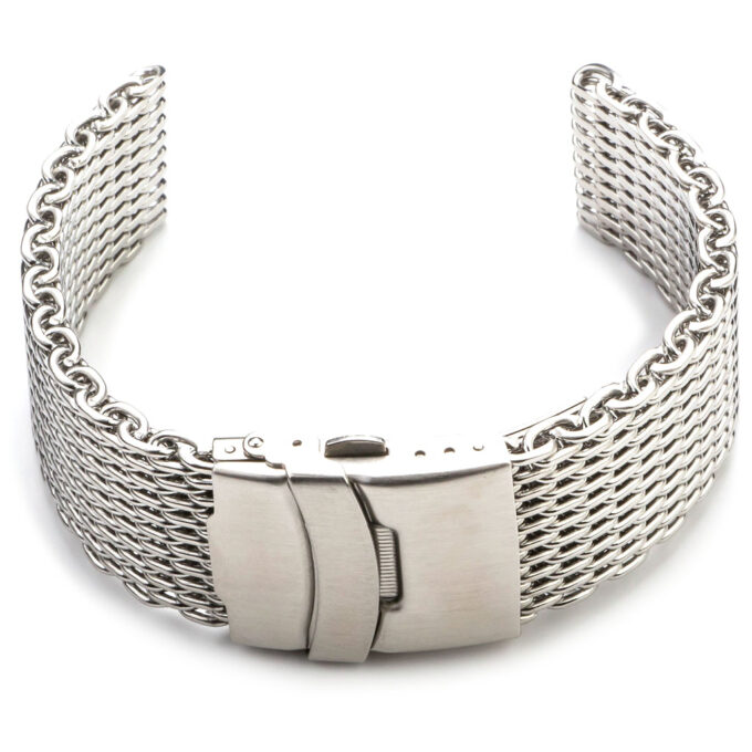 m1.ss Shark Mesh Strap in Stainless