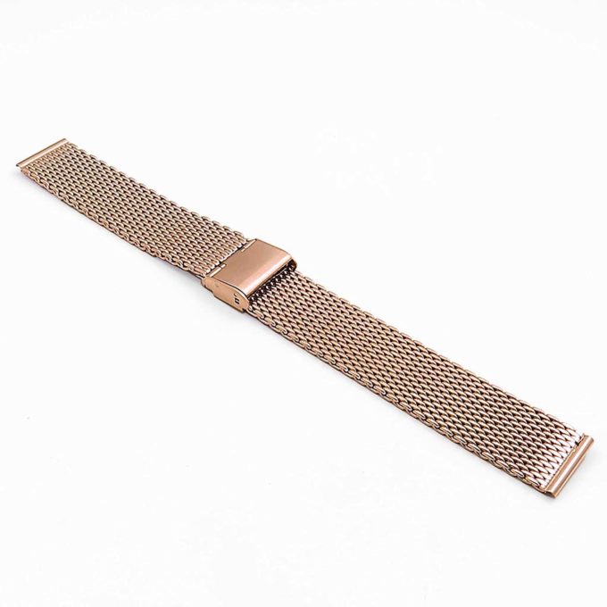 m2.rg Milanese Mesh Strap in Rose Gold