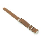 nt.9 5 Ring Leather NATO Strap in Brown