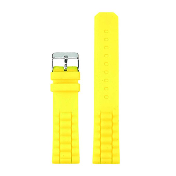 s252.10 Rubber Oyster Strap in yellow