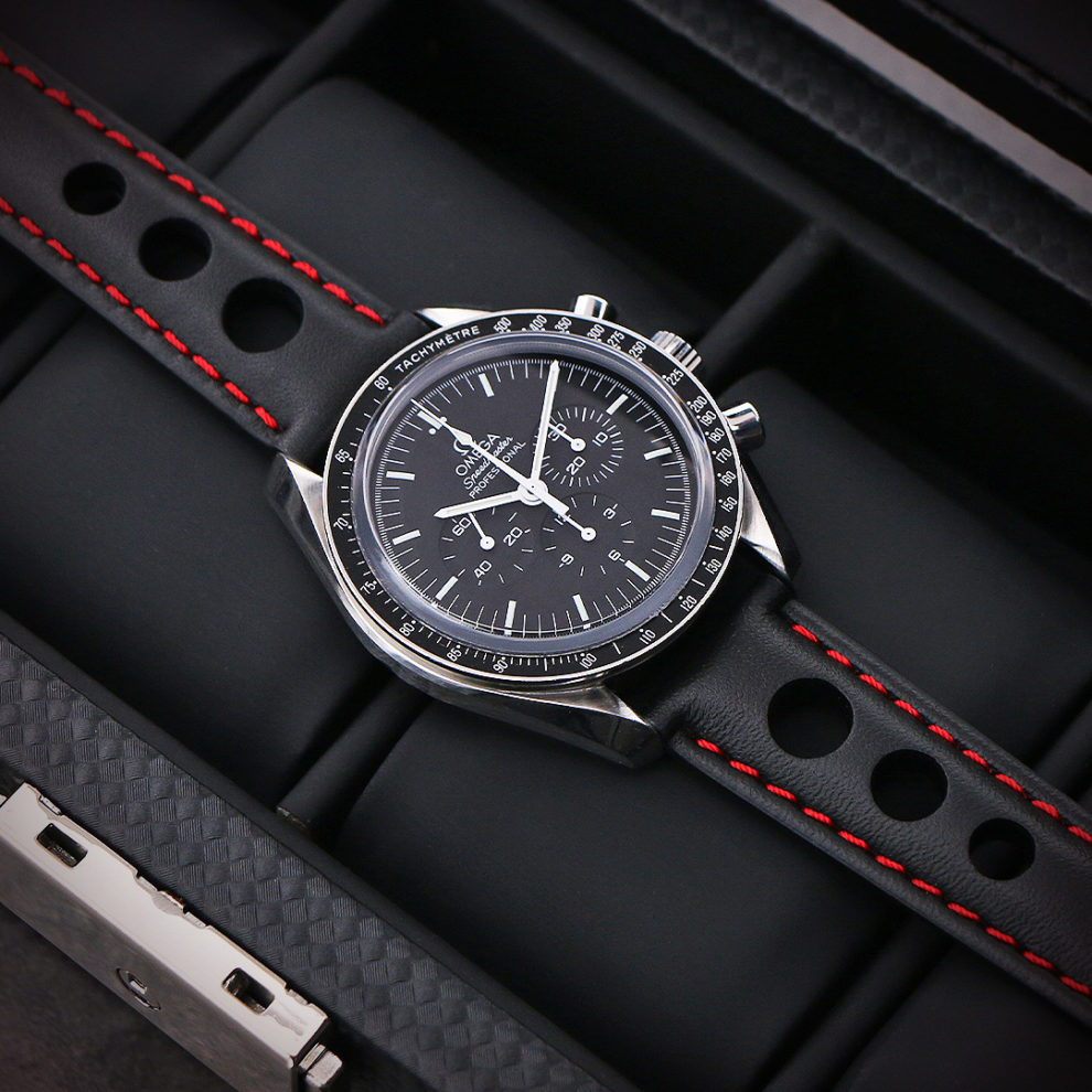 Chronograph Rally Strap Leather Rally Strap With Quick Release | StrapsCo