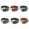 All Color st793 Faded Vintage Leather NATO Strap w Pre V Buckle