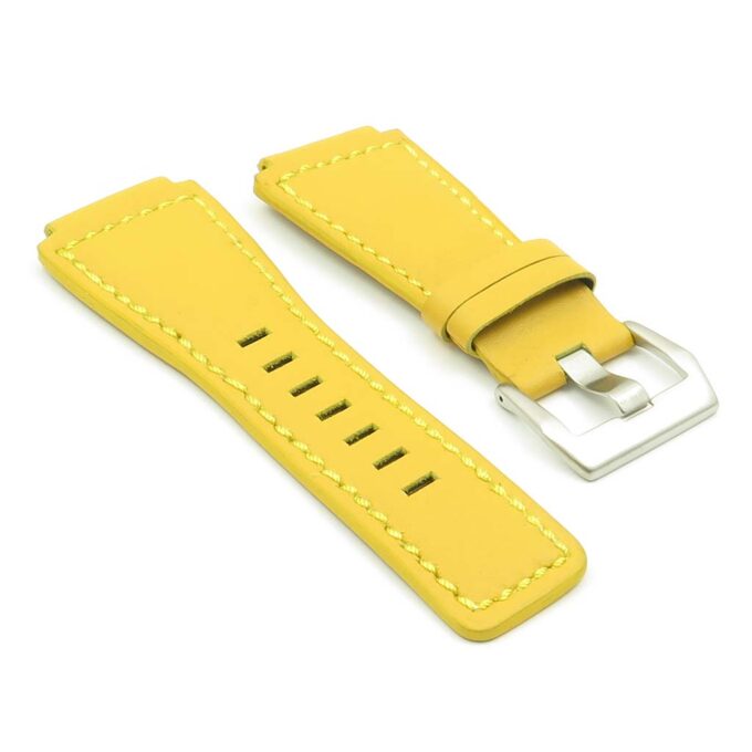 BR1.10 DASSARI Magnum Leather Watch Strap for Bell and Ross in Yellow