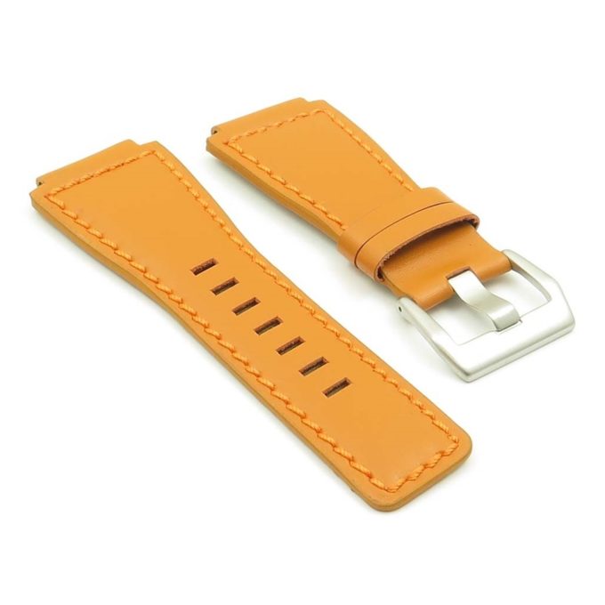 BR1.12 DASSARI Magnum Leather Watch Strap for Bell and Ross in Orange