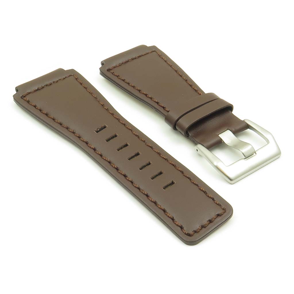 BR1.2 DASSARI Magnum Leather Watch Strap for Bell and Ross in Brown