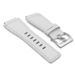 BR1.22 DASSARI Magnum Leather Watch Strap for Bell and Ross in White