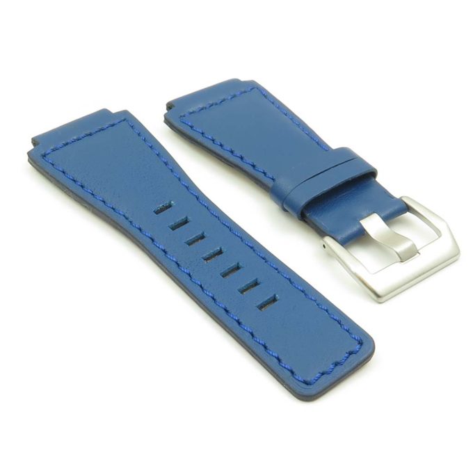BR1.5 DASSARI Magnum Leather Watch Strap for Bell and Ross in Blue