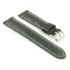 DASSARI President p603.1 Croc Embossed Leather Strap in Black