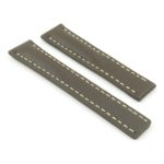 DASSARI Transit p605.2.22 Italian Leather Watch Strap for Tag Heuer in Brown w white Stitching