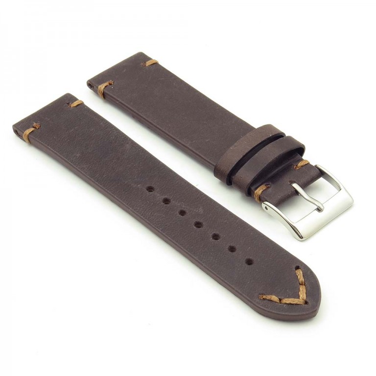 Tribute Extra Long Vintage Italian Leather Watch Strap By DASSARI ...