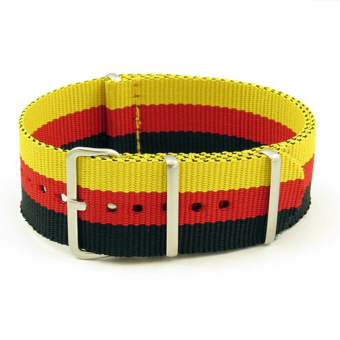 NT2.NL.1.6.10 NATO Strap in Black Red Yellow