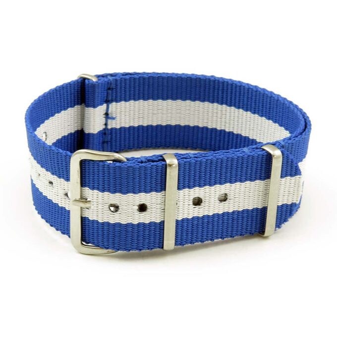 NT2.NL.5A.22 NATO Strap in Blue White