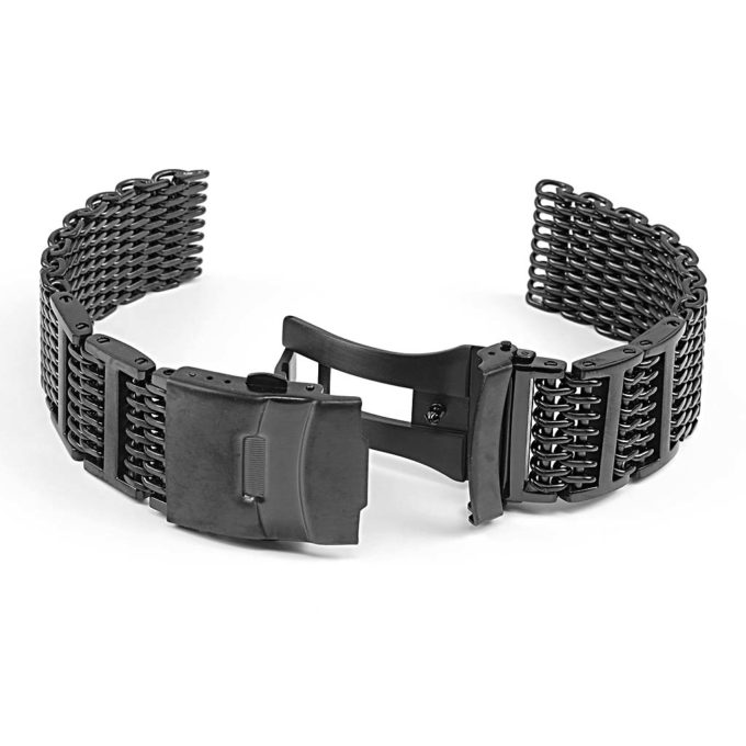 m4 H-Link Shark Mesh Strap w Matte Black Finish