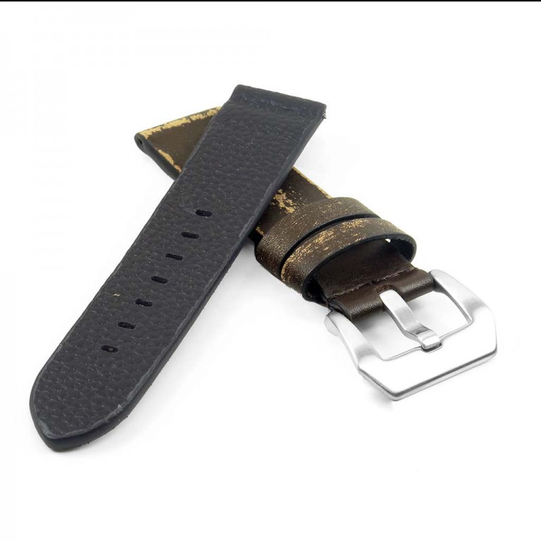 Destroyed Thick Leather Strap | StrapsCo