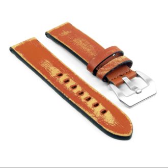 st13.3 Destroyed Thick Leather Strap in tan