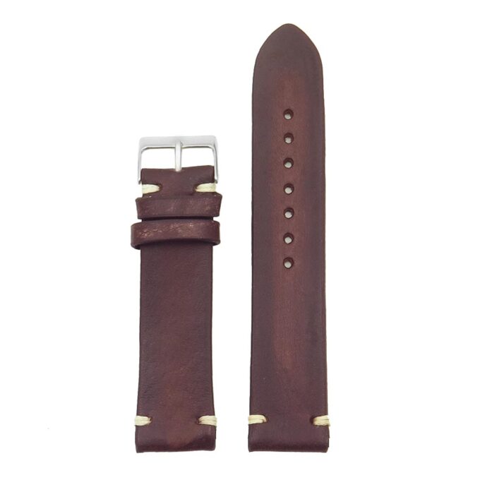 st8.9 1 Distressed Vintage Leather Watch Strap in Rust
