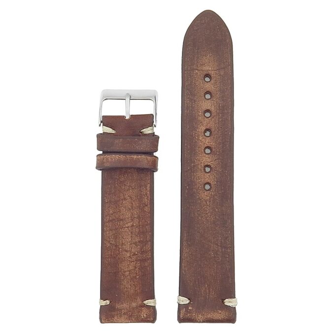 st8.9.22 Distressed Leather Strap in Rust