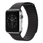 a.l1.1 Apple Watch Leather Band in Black