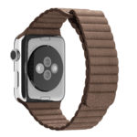 a.l1.2 Apple Watch Leather Band in Dark Brown