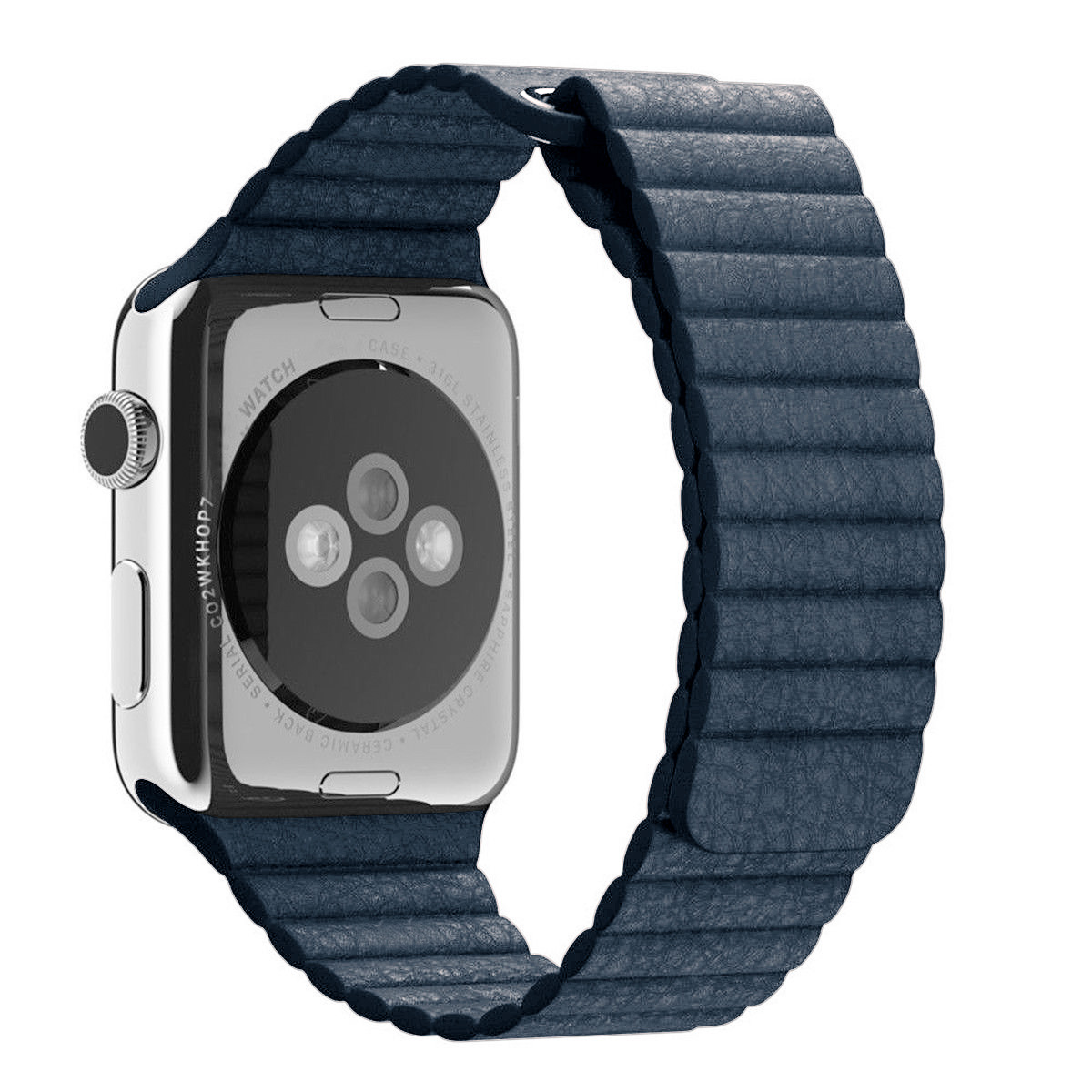 Leather Link Band For Apple Watch