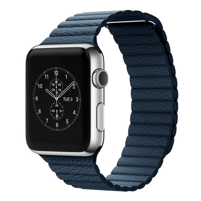 a.l1.5 Apple Watch Leather Band in Blue