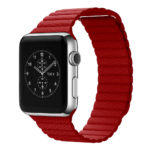 a.l1.6 Apple Watch Leather Band in Red