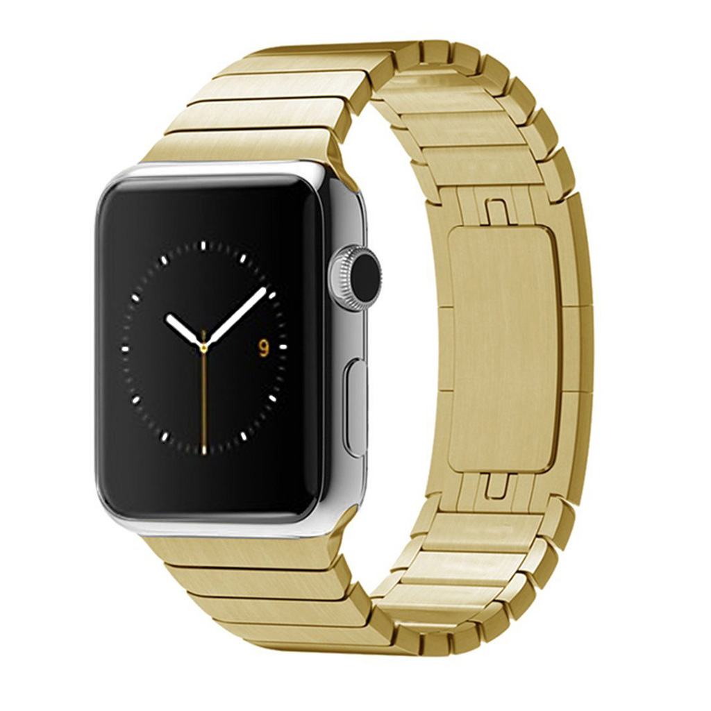 Gold metal apple watch band sale