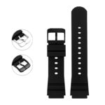 pu3.1.mb 2 Rubber Watch Band for Luminox Sentry NEW
