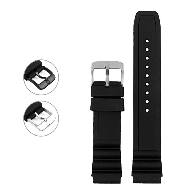 Rubber Watch Band for Luminox Sentry Series 0200 StrapsCo
