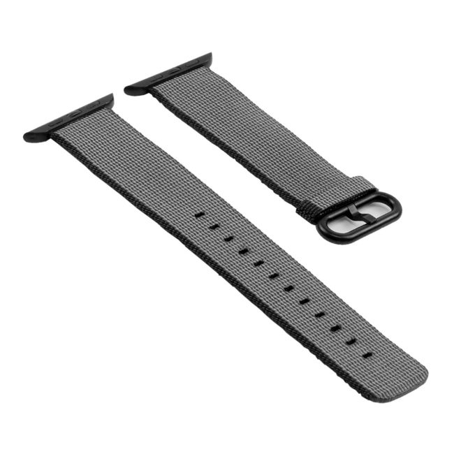 a.n1.1 Woven Nylon Strap for Apple iWatch in Black 2