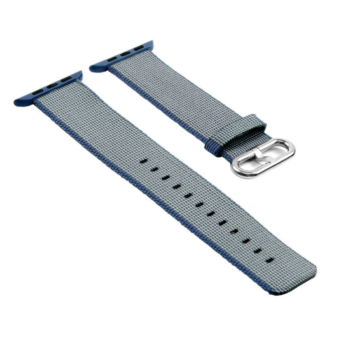 a.n1.5 Woven Nylon Strap for Apple iWatch in Blue 2