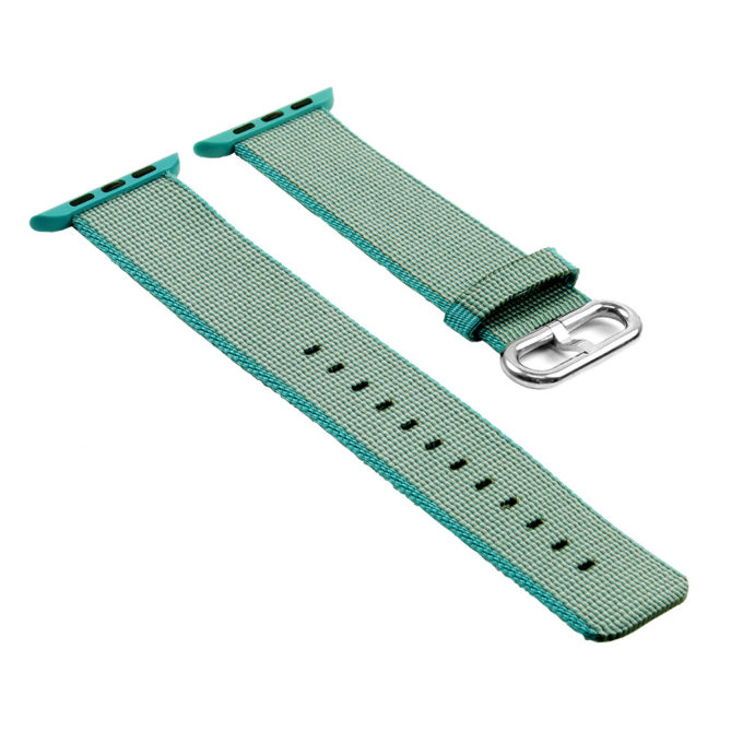 a.n1.5a Woven Nylon Strap for Apple iWatch in Aqua 2