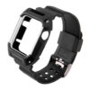a.r3.22 Apple Watch TPU Rubber Band Sport Case w White Trim