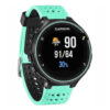 g.r3.11.1 Silcone Strap for Forerunner 3 in Mint Green and Black