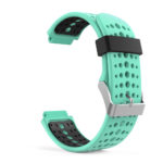 g.r3.11.1 Silcone Strap for Forerunner 3 in Mint Green and Black pic 1