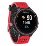 g.r3.6.1 Silcone Strap for Forerunner 3 in Red and Black