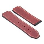 hbl1.6 DASSARI Vintage Leather Strap for Hublot Big Bang in Red