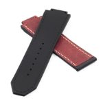 hbl1.6 DASSARI Vintage Leather Strap for Hublot Big Bang in Red 2
