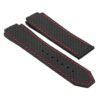 p623.1.1.6 DASSARI Carbon Fiber Band for Hublot Big Bang in Black w Red Stitching