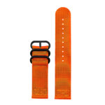 su.n1.12.mb Suunto Nylon Strap w Black Steel Rings in Orange 2