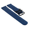 su.n1.5.mb Suunto Nylon Strap w Black Steel Rings in Blue