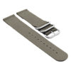 su.n1.7.bs Suunto Nylon Strap w Brushed Steel Rings in Grey