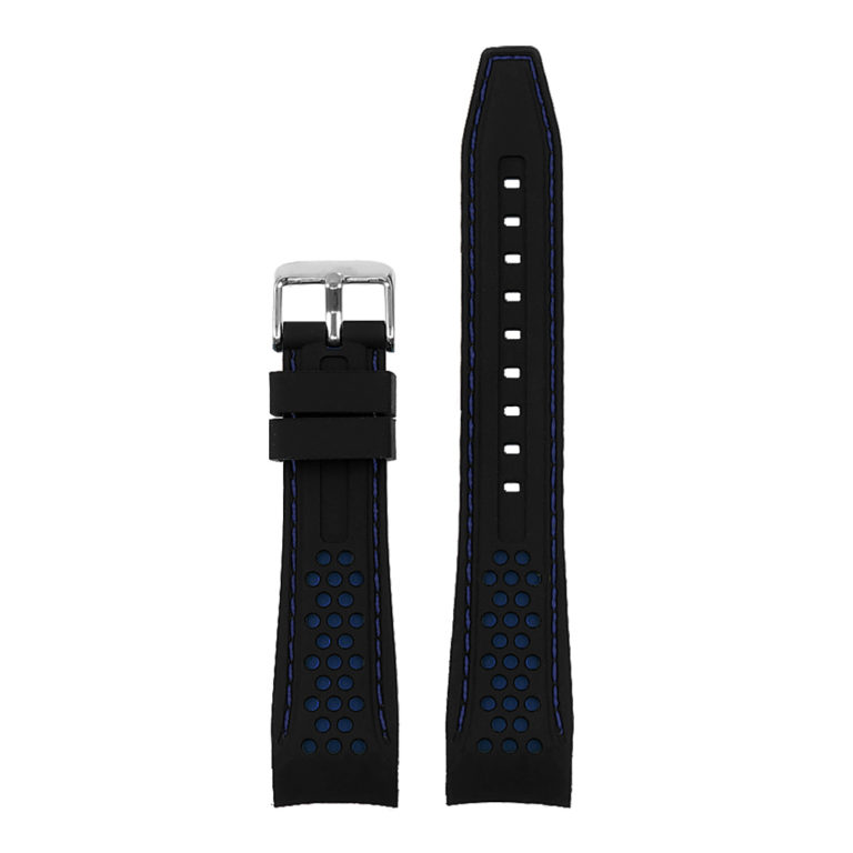 Rubber Perforated Rally Watch Strap Band | StrapsCo