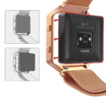 fb.c1.yg Stainless Steel Replacement Frame for Fitbit Blaze in Rose Gold